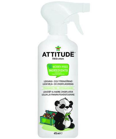 Attitude Vegyszermentes vegán játék- és felületfertőtlenítő 475 ml