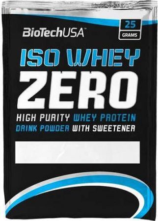 BioTech Iso Whey ZERO Lactose Free fehérje készítmény, Piña colada ízesítés, 25 g